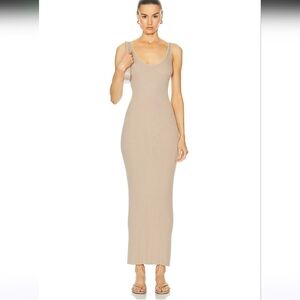 Enza Costa silk ribbed tank SILK blend dress Size S